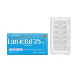 Lamictal 25mg - Điều trị động kinh và rối loạn lưỡng cực (Hộp 3 vỉ x 10 viên)