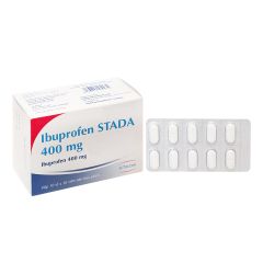 Ibuprofen STADA 400mg - Trị giảm đau, thấp khớp, thống kinh (Hộp 10 vỉ x 10 viên)