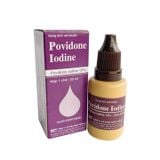 Povidone iodine 10% - Sát trùng da, vết thương (Hộp 1 chai 20ml)