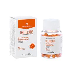 Heliocare - Giúp chống nắng, ngừa lão hóa (Hộp 1 lọ x 60 viên nang mềm)