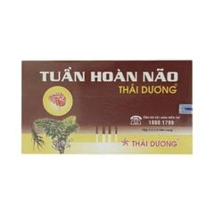 Tuần hoàn não Thái Dương - Ðiều trị rối loạn tiền đình, đau đầu, chóng mặt, suy giảm trí nhớ (Hộp 2 vỉ x 6 viên)