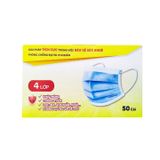 Khẩu trang y tế Phamatech 4 lớp kháng khuẩn (Hộp 50 cái)