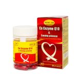 Thực phẩm bảo vệ sức khỏe Co Enzyme Q10 & Evening primrose - Hỗ trợ chức năng tim mạch, giảm cholesterol máu. Hỗ trợ giải phóng năng lượng trong cơ thể (Hộp 1 chai x 30 viên)