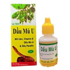 Dầu Mù U - Giúp làm mềm và mượt da, mờ vết sẹo (Hộp 1 lọ 15ml)