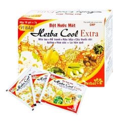 Bột nước mát Herba Cool Extra - Hỗ trợ thanh nhiệt (Hộp 10 gói)