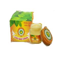 Cao sao vàng 3g - Chữa cảm gió, nhức đầu, muỗi và côn trùng cắn đốt (6 hộp x 20g)
