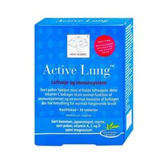 Viên uống Active Lung New Nordic - Hỗ trợ thông khí phổi (Hộp 2 vỉ x 15 viên)