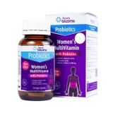 Viên uống Women's Multivitamin With Probiotics Henry Blooms - Bổ sung vitamin, khoáng chất và lợi khuẩn (Hộp 30 viên)