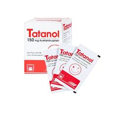 Tatanol 150mg - Giúp giảm đau, hạ sốt cho trẻ em (Hộp 25 gói x 0.9g)