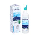 Physiomer Strong Jet - Rửa sạch và làm thông thoáng hốc mũi, làm dịu chứng sung huyết và giúp tái lập việc thở bằng mũi cho người lớn và trẻ em từ 10 tuổi trở lên (Hộp 1 chai 210ml)