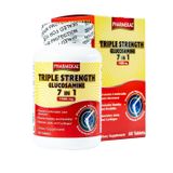 Viên uống Triple Strength Glucosamine 7 In 1 Pharmekal - Bổ sung dịch nhờn cho khớp, giảm thoái hoá khớp (Hộp 60 viên)