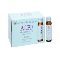 Alfe Deep Essence - Hỗ trợ tăng cường độ ẩm, độ đàn hồi cho da, hỗ trợ làm đẹp da (Hộp 10 chai x 50ml)