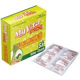 Viên sủi MyVita Strong vị sả gừng, chanh - Giúp tăng cường sức đề kháng cho cơ thể (Hộp 1 vỉ x 4 viên)