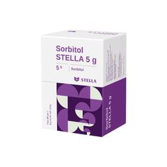 Sorbitol Stella 5g - Điều trị khó tiêu, táo bón (Hộp 20 gói x 5g)