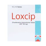 Loxcip 180mg - Điều trị viêm mũi dị ứng (Hộp 10 vỉ x 10 viên)
