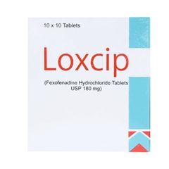 Loxcip 180mg - Điều trị viêm mũi dị ứng (10 vỉ x 10 viên)