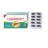 Thực phẩm bảo vệ sức khỏe LIVERSOFT - Hỗ trợ bảo vệ gan, tăng cường chức năng gan, hỗ trợ giải độc gan (Hộp 6 vỉ x 10 viên)