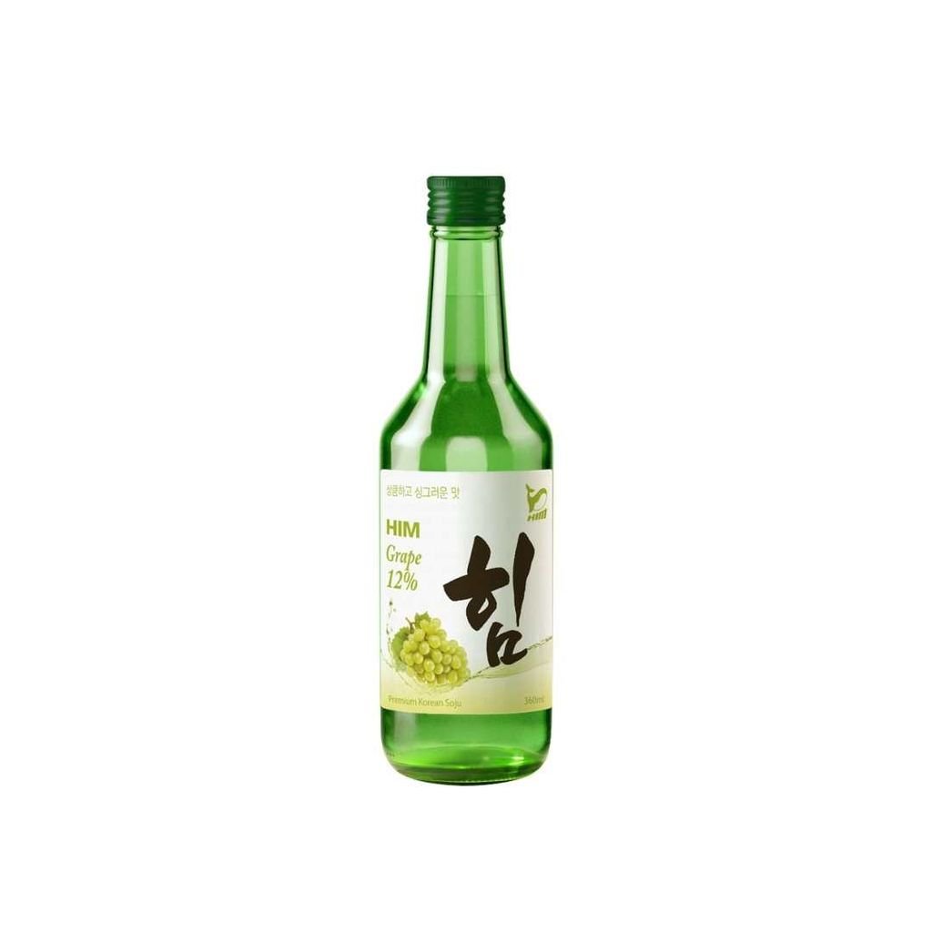  Rượu Soju Hàn Quốc Him vị Nho Grape 360ml 