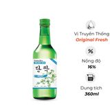 Rượu Soju Hàn Quốc Soulmate vị Nguyên Bản Original Fresh 360ml