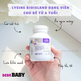  Viên bổ sung Lysine cho trẻ từ 6 tuổi Bioisland 
