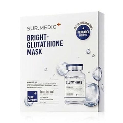 Mặt nạ giấy dưỡng trắng da Sur.Medic+ Bright Glutathione Mask