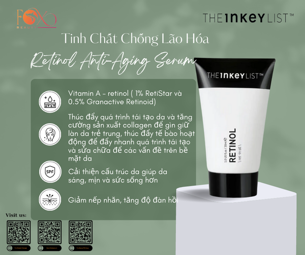 Tinh Chất Chống Lão Hóa The Inkey List Retinol Anti-Aging Serum 30ml