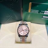  Rolex Datejust 116231 Demi Vi Tính Hồng Cọc Số Kim Cương 36mm 