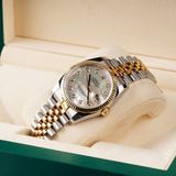  ROLEX DATEJUST 116233 DEMI MOP 36MM - CỌC SỐ KIM CƯƠNG 