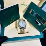  ROLEX DATEJUST 116233 DEMI MOP 36MM - CỌC SỐ KIM CƯƠNG 