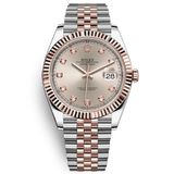  Đồng Hồ Rolex Datejust 41 126331 tia hồng Mặt Số Sundust - Cọc số Kim Cương 