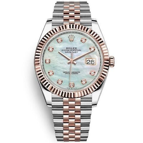  Đồng Hồ Rolex Datejust 126331 Demi Mop - Cọc Số Kim Cương 41mm 
