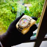  Rolex Daytona 116503 Dark Mop Crystal Diamond Two Tone Steel Gold 40mm 