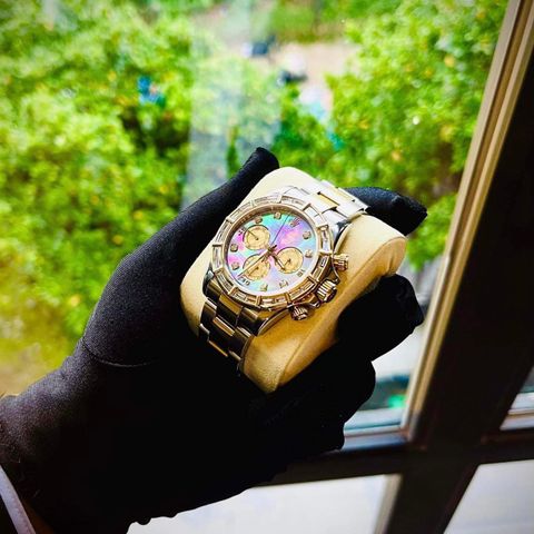  Rolex Daytona 116503 Dark Mop Crystal Diamond Two Tone Steel Gold 40mm 