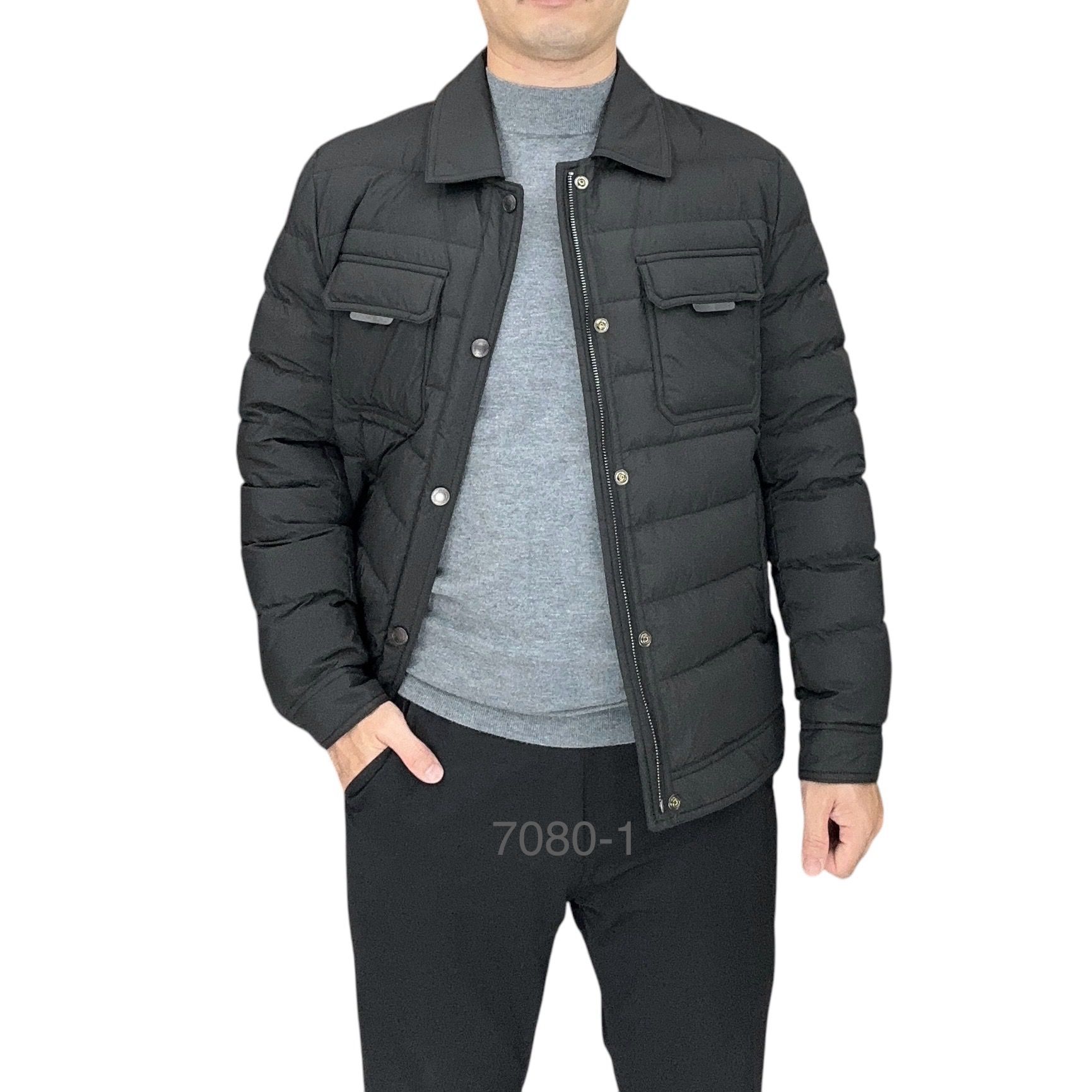 Áo Phao Lông Vũ Cổ Bẻ 7080-1