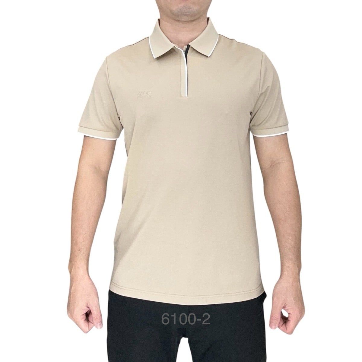 Polo Ngắn Tay Kéo Khóa 6100