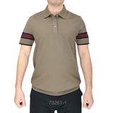  Polo Ngắn Tay Kẻ Tay 73261 