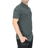  Sơ Mi Ngắn Tay Hình Chìm 12435 