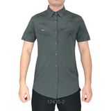  Sơ Mi Ngắn Tay Hình Chìm 12435 