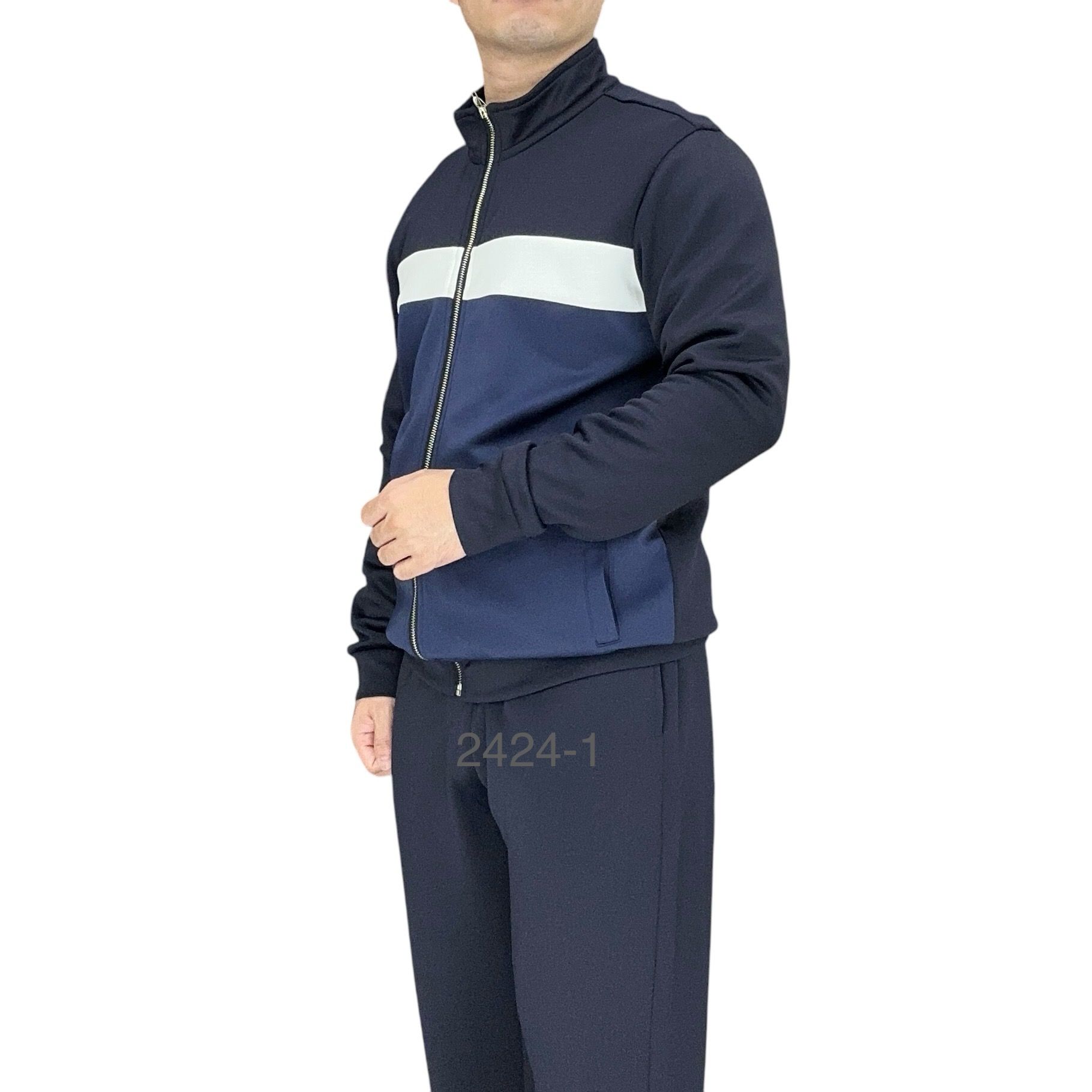 Bộ Nỉ Cotton Cổ Đứng 2424-1