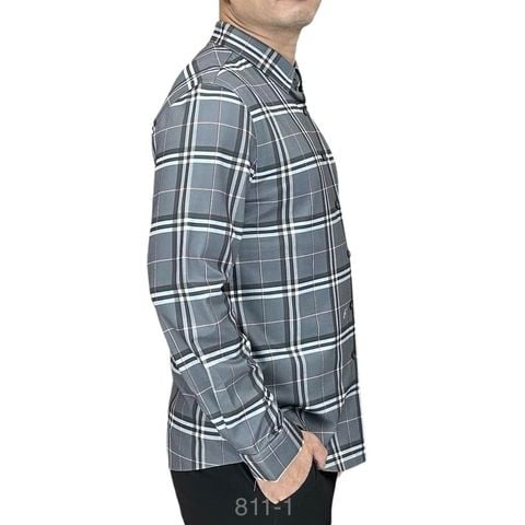  Sơ Mi Co Giãn Dài 811-1 