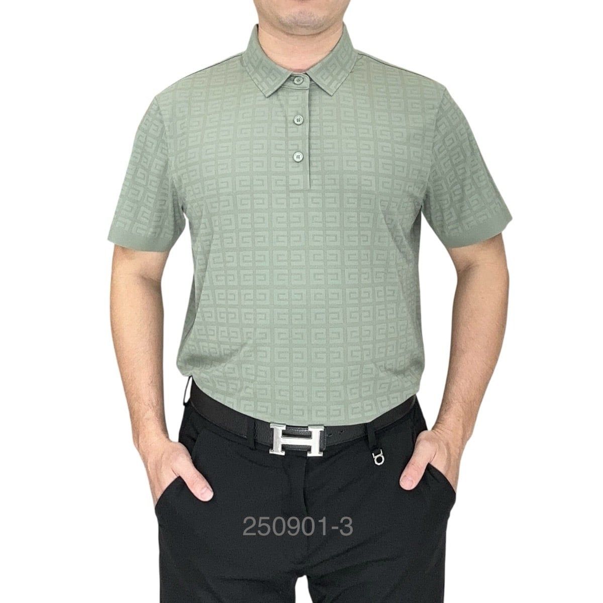 Polo Ngắn Tay Vân Chìm 250901