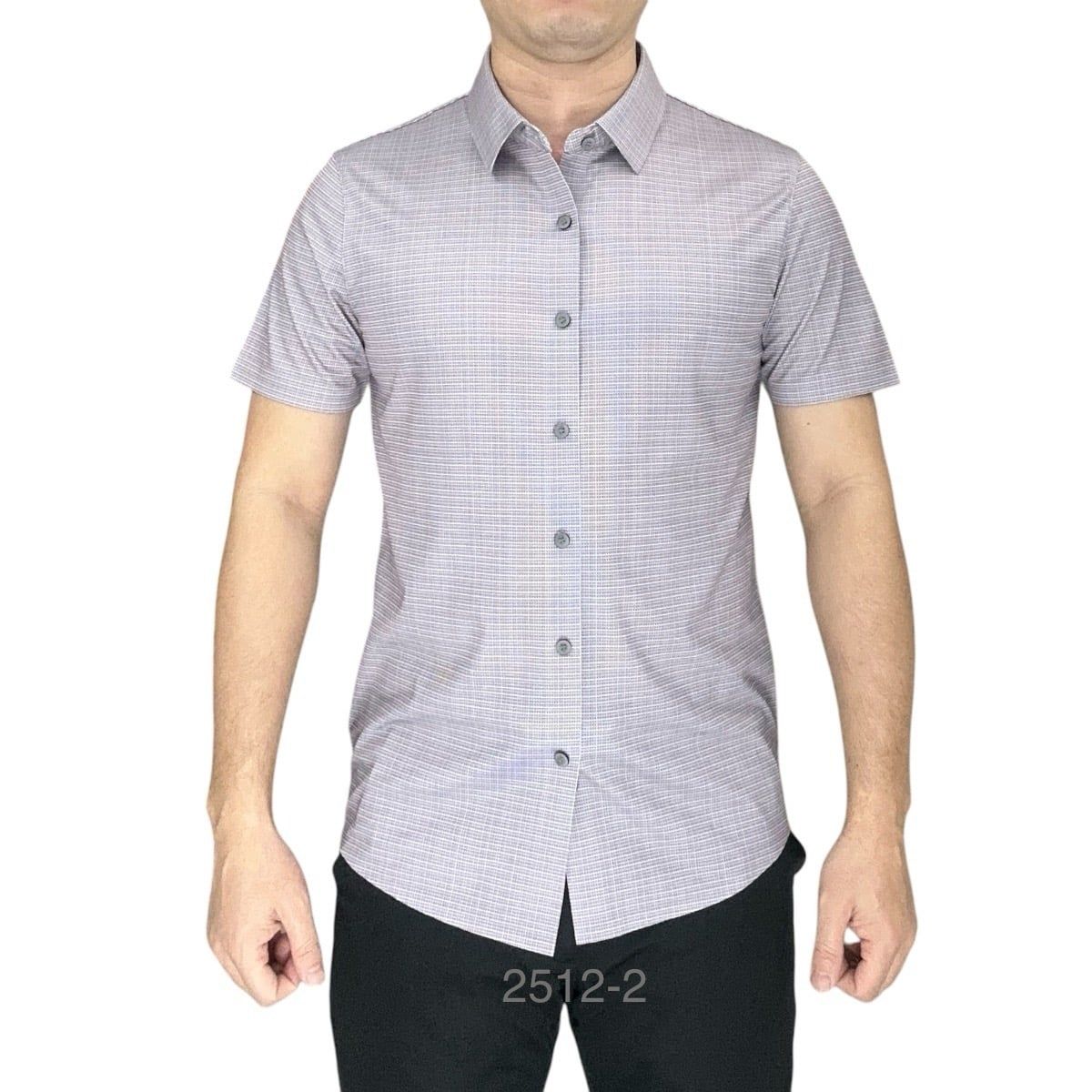 Sơ Mi Co Giãn Ngắn Lượn 2512