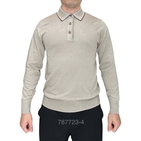  Len Cổ Bẻ Trơn 787723-4 