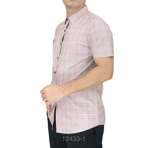  Sơ Mi Ngắn Tay Kẻ Ô 12433 