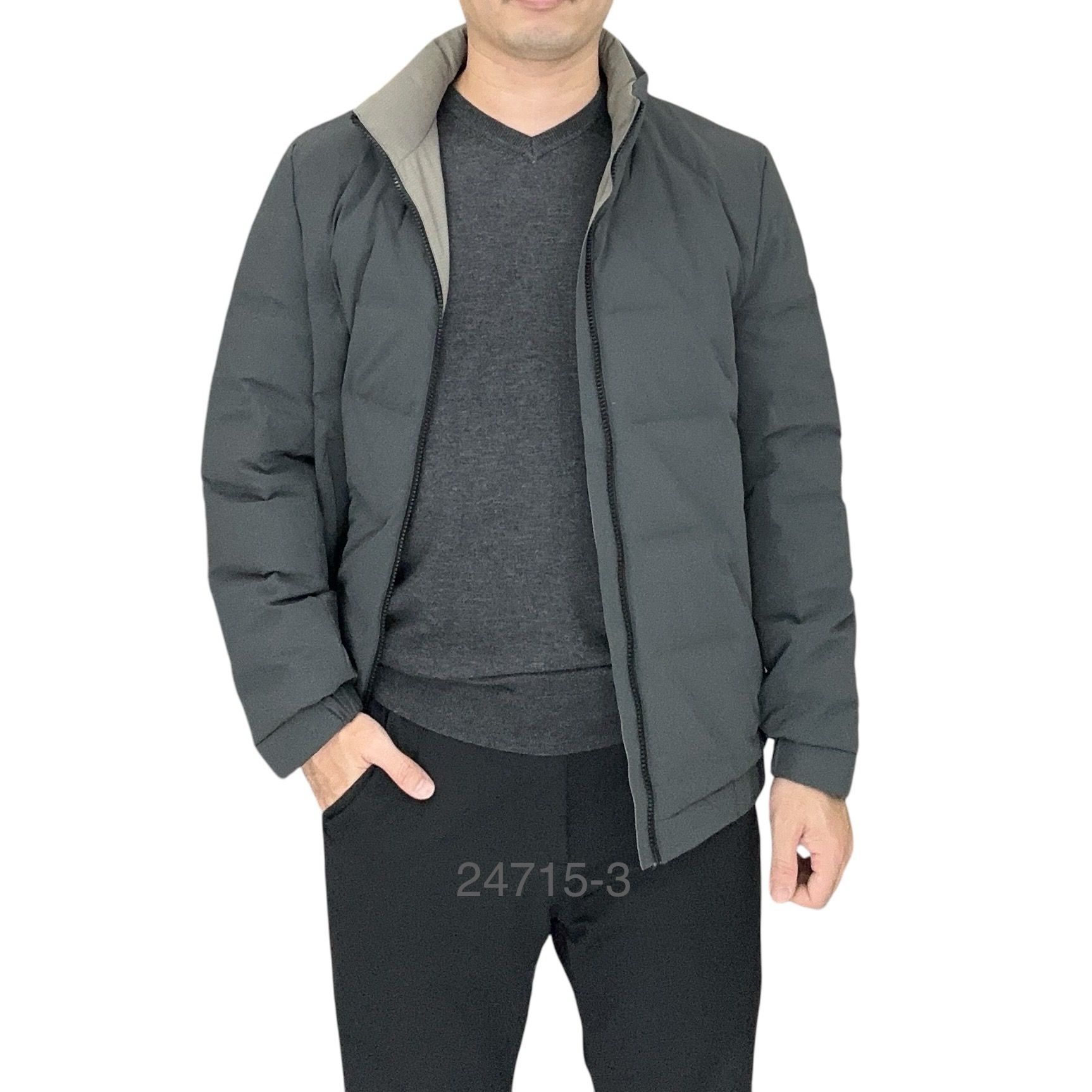 Áo Phao Cổ Đứng 2 Mặt 24715-3