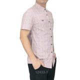  Sơ Mi Ngắn Tay Kẻ Ô 12433 