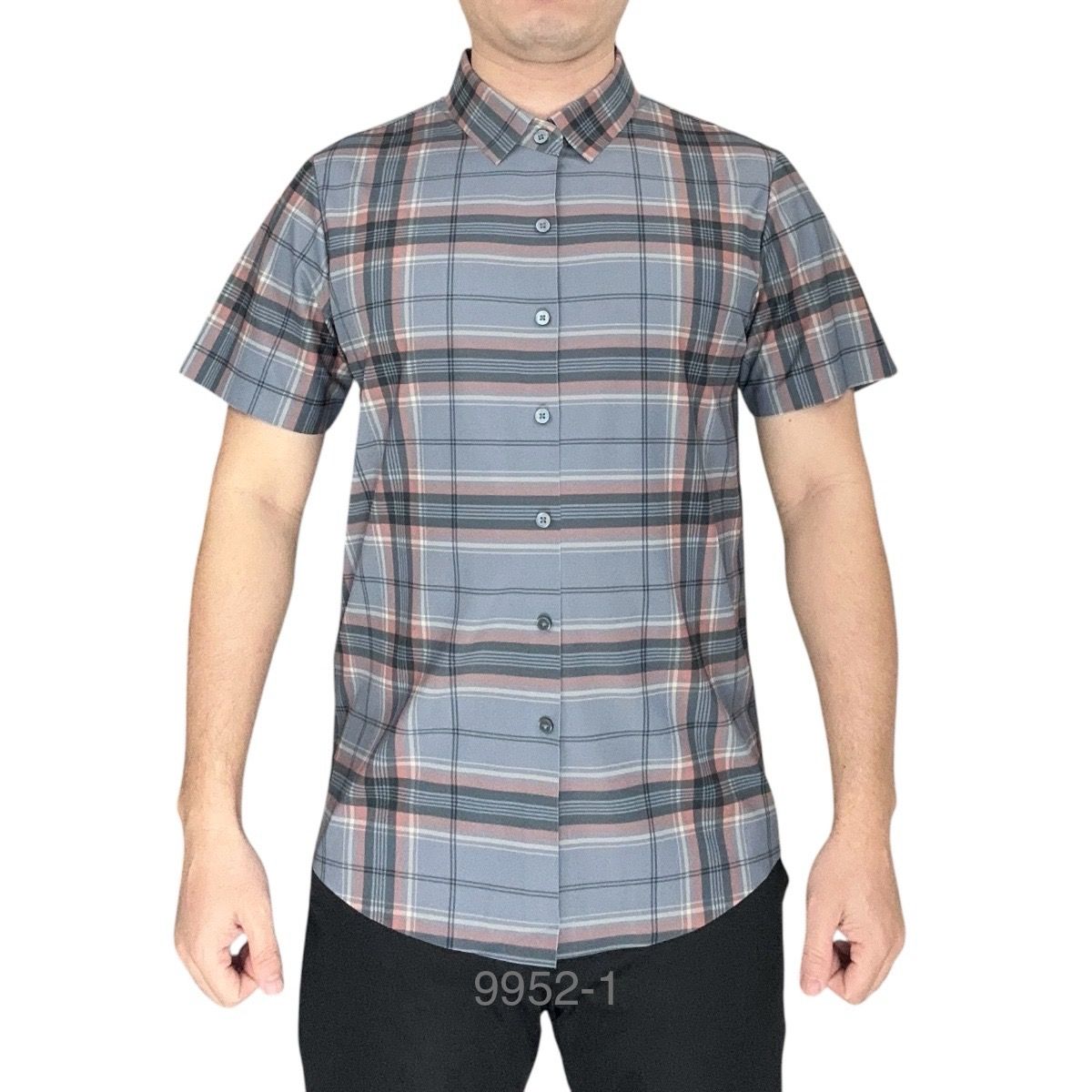 Sơ Mi Co Giãn Ngắn Lượn 9952