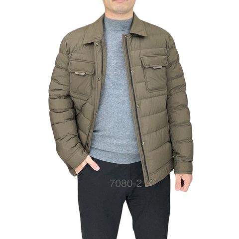  Áo Phao Lông Vũ Cổ Bẻ 7080-2 