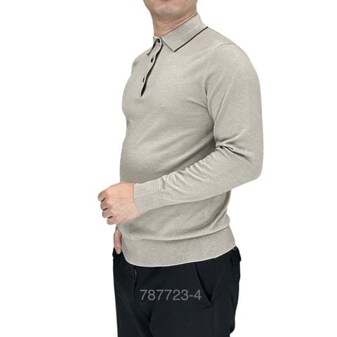  Len Cổ Bẻ Trơn 787723-4 