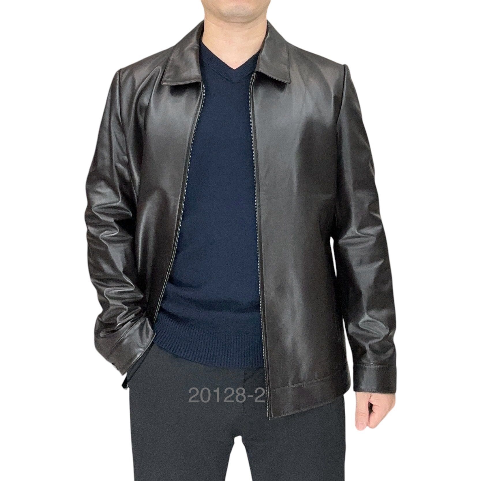 Khoác Da Cừu Cổ Bẻ 20128-2